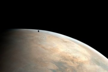 Phobos über Mars Einzigartige ESA-Aufnahmen enthüllen kosmische Perspektive