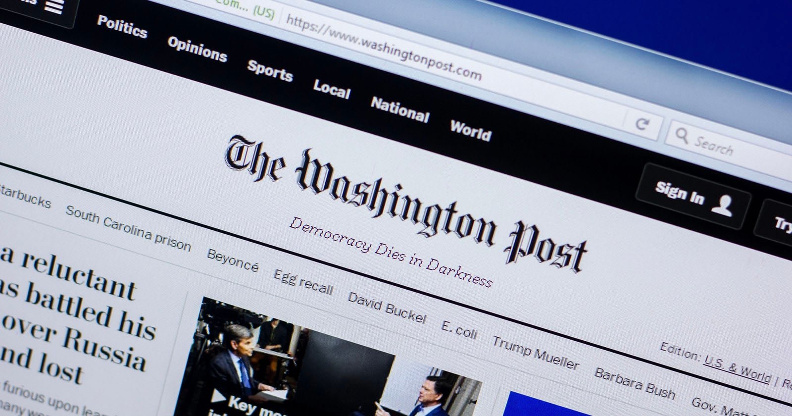 The Washington Post entlässt alle Fotojournalisten Eine Zäsur für Pressefotografie
